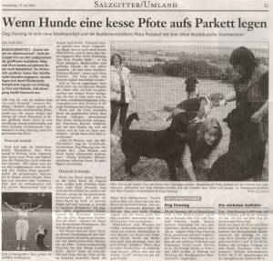 Vergrerung Zeitungsbericht